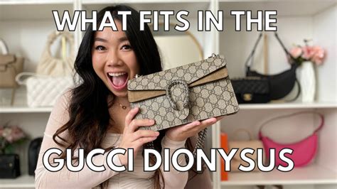 WHAT FITS IN THE GUCCI DIONYSUS (NEW SMALL) + MOD 